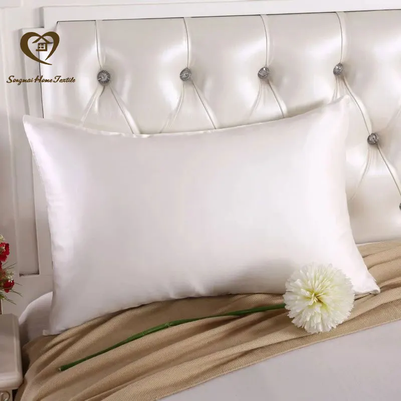 Songmai 100% Polyester Cheap Pillowcase Zipper Pillowcases Pillow Case For Healthy Standard Queen King Multicolor