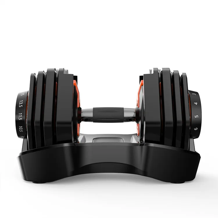 Customised dumbbell Quick Change Weight Adjustments with Twist Handle Adjustable Dumbbell 24kg/15kg