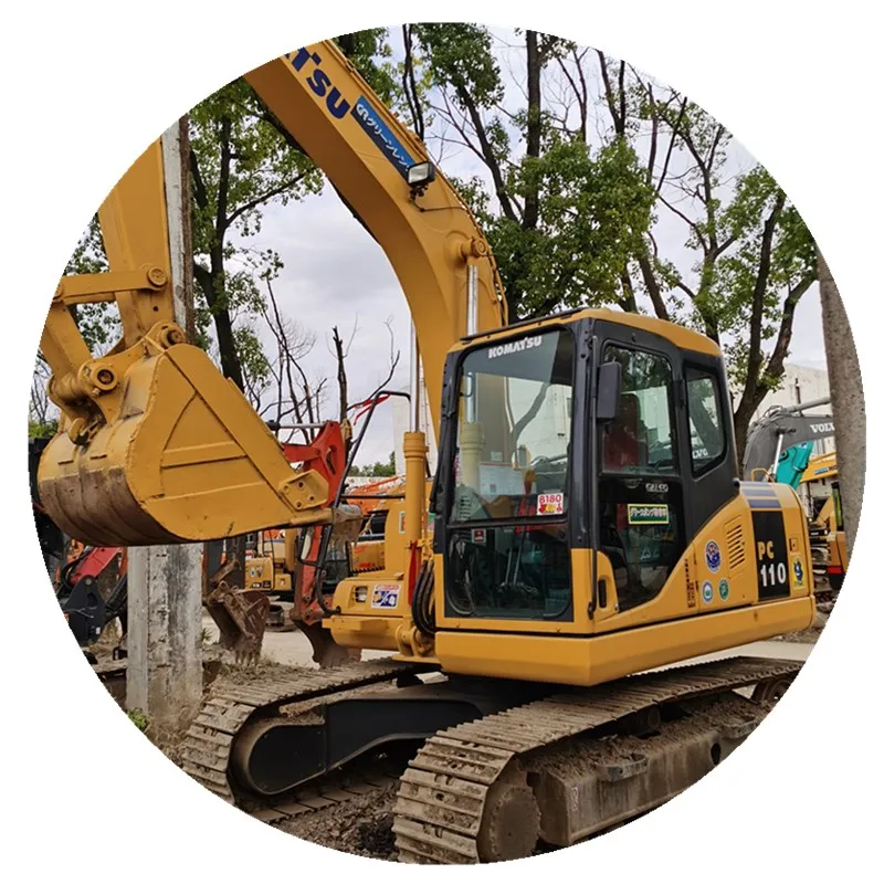 Japan Komatsu PC110 PC120 PC130 PC200 used excavator 11tons used hydraulic excavators/diggers with low working hours