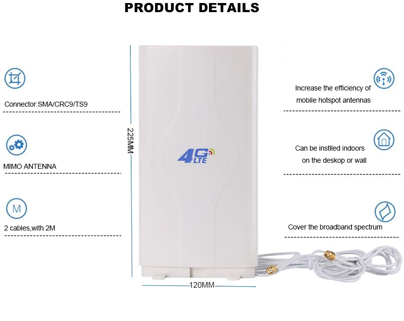 amplificata parabolic WIFI Signal Booster Router Wireless wifi antenna waterproof vsat internet 4g wifi outdoor antenna