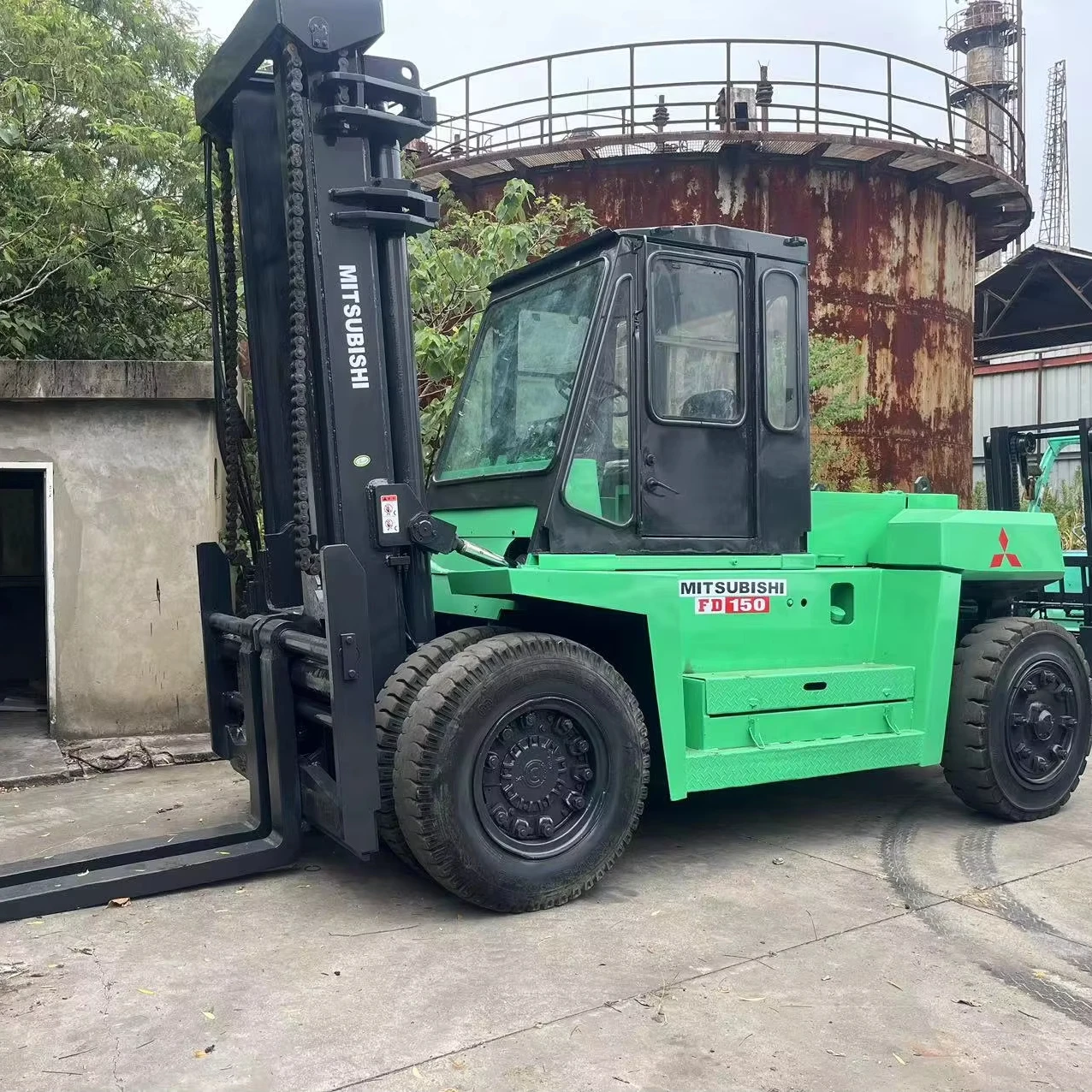 China forklift second hand for sale Forklifts Mitsubishi FD150 for sale in Shanghai good quality cheap price Hydraulic Machine