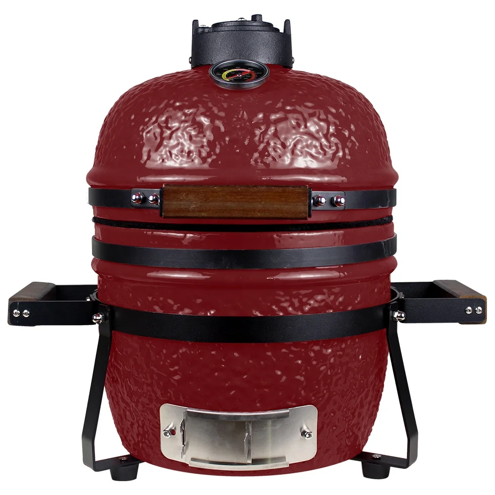 SEB KAMADO Mini 13 inch Purple Tandoor Oven Kitchen Keramik Grill Outdoor Charcoal Portable Grills
