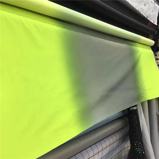 wholesale gradient reflective cards 4way be rainbow   reflect reflective fabric cloth,rainbow jacket down coat  fabric