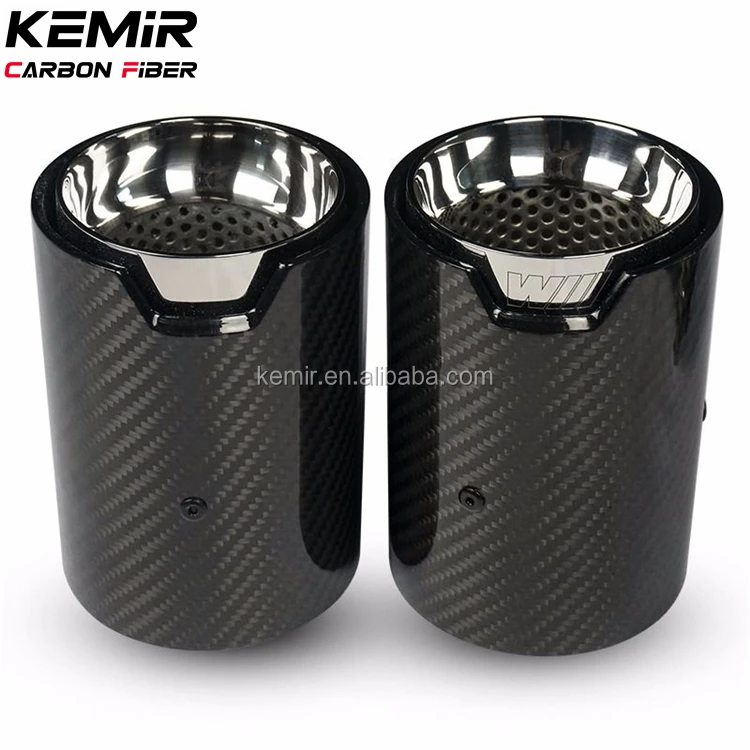 M Performance Carbon Fiber F87 M2C Exhaust tip with 304 Stainless Steel