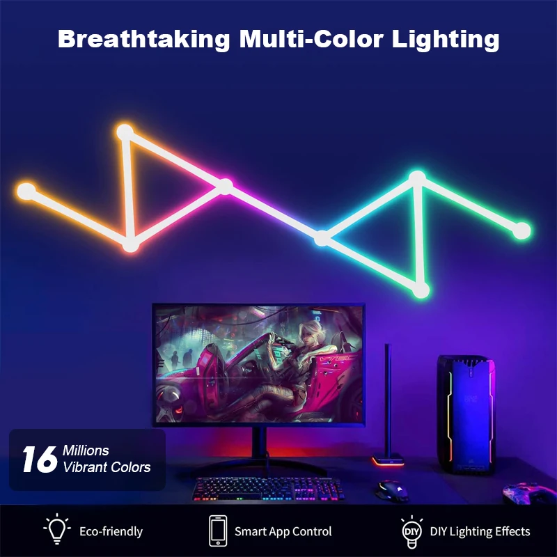 Настенная светодиодная подсветка RGB