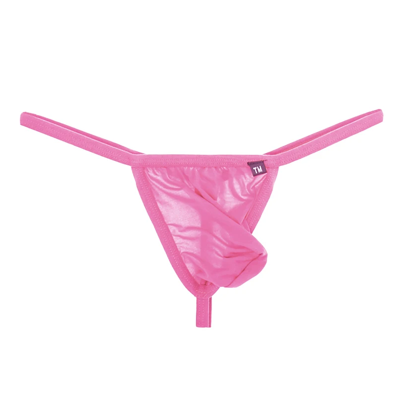 sissy men Thong Underwear Ultra Thin Bulge Pouch Exotic Male Bikini jockstrap Sexy Mens G String