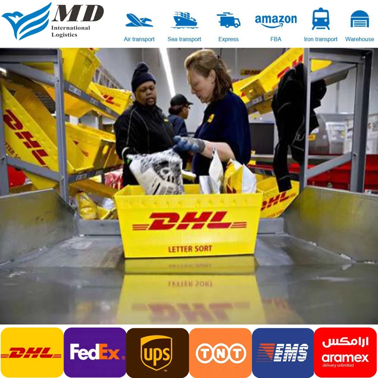 DHL UPS Экспресс-курьерская служба от двери до морская доставка авиаперевозчик