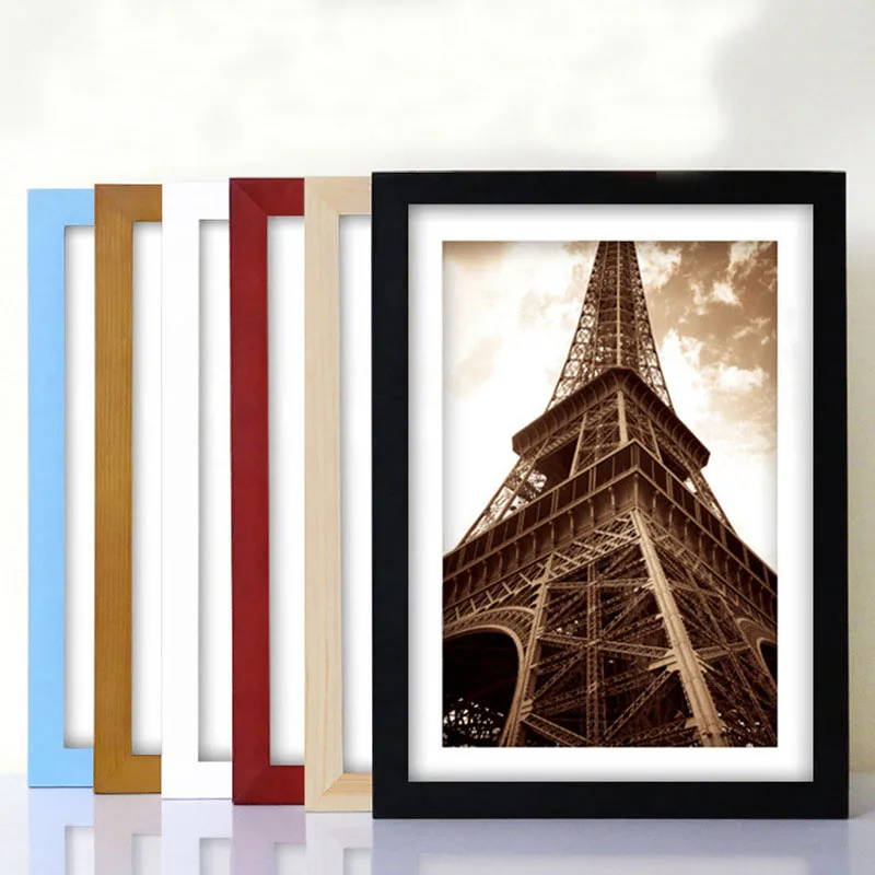 Wholesale custom multi-size 4x6 5x7 A4 Europe Style Black Decorative Wall Black Photo Frame
