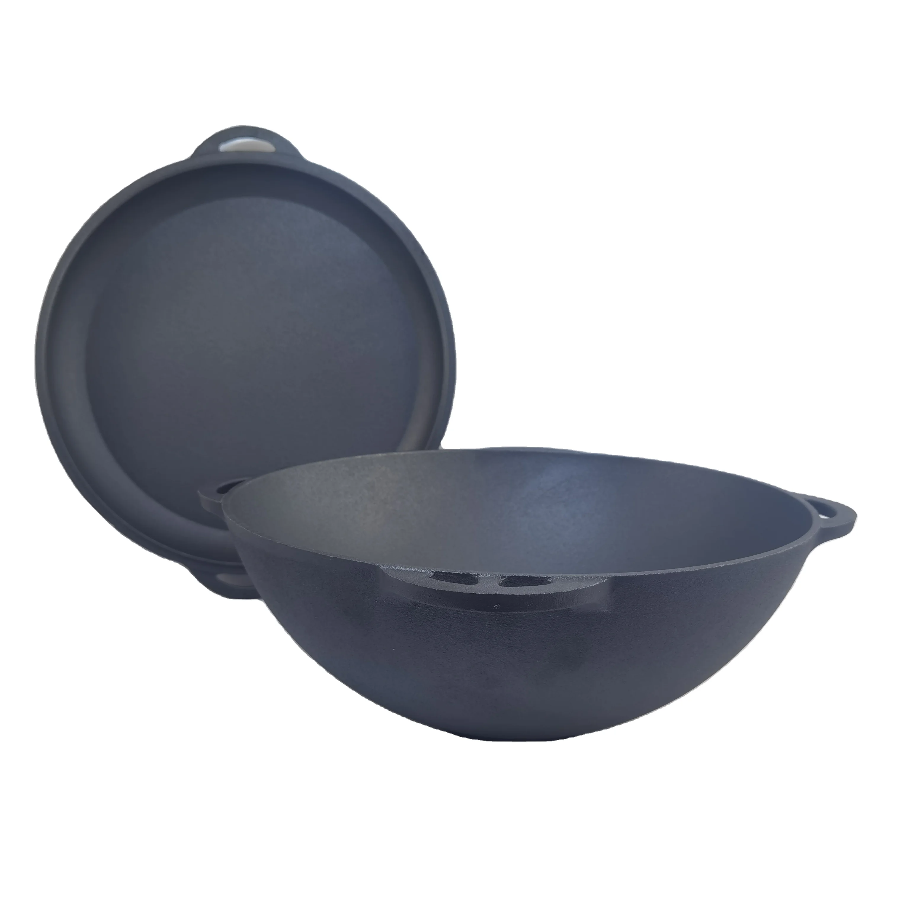cast iron Russia wok with 4 ears