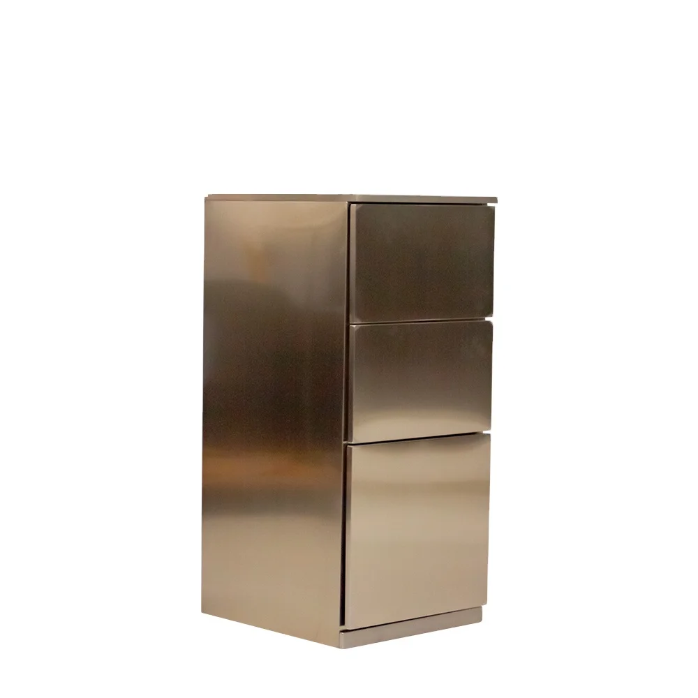 Stainless steel nail salon storage cabinet multi-functional storage cabinet for beauty salon