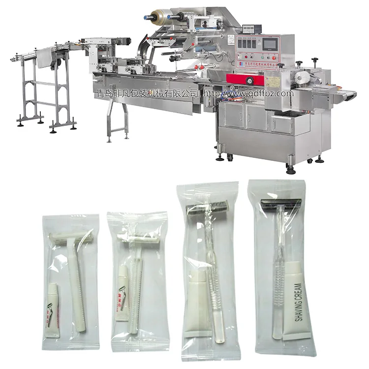 Multi-Function Flow Packing Machine For Mask Horizontal Packaging Machine Of Surgical Mask Eye Mask Bagging Pack Machine