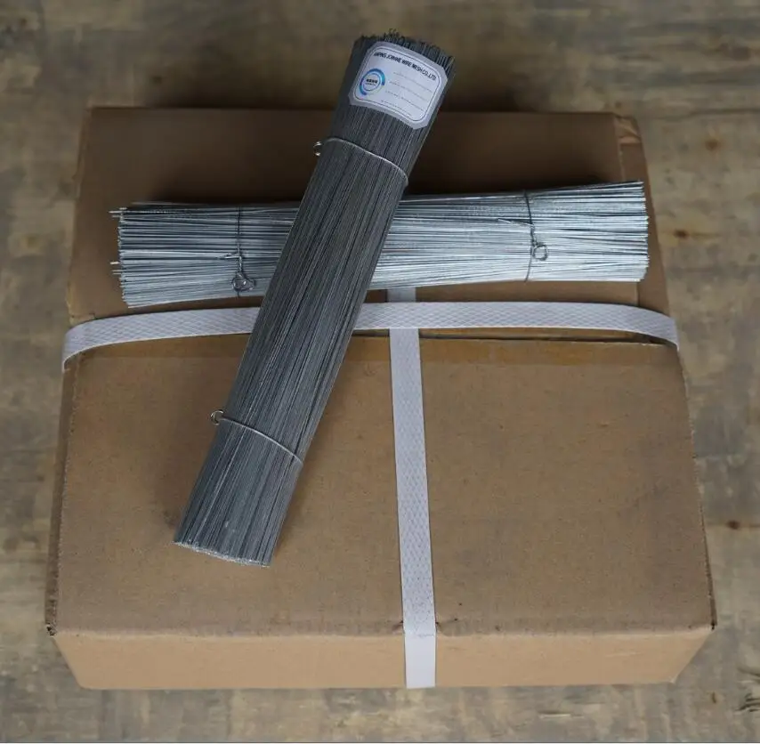 Factory Cheap price BWG20 customized length cut wire Black annealed/Electro Galvanized straight cut wire for binding