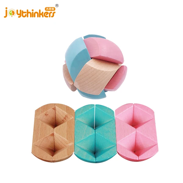 Handmade 3D Brain Teaser Wooden Puzzle for Adults Challenge Puzzles for Fun Entertaining Things  Educational Tools