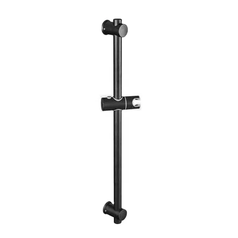 Solid brass square base bathroom Adjustable shower lift rod sliding bar with shower head holder