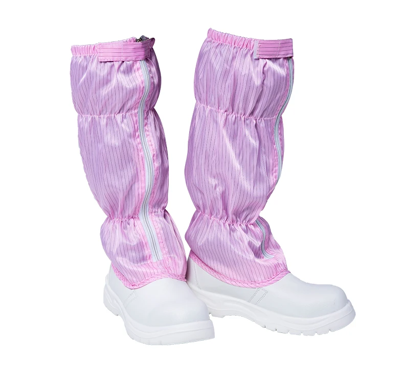 Cleanroom pu upper Pvc Sole Breathable Antistatic Boot Working Safety Shoes Anti-static esd cleanroom boot