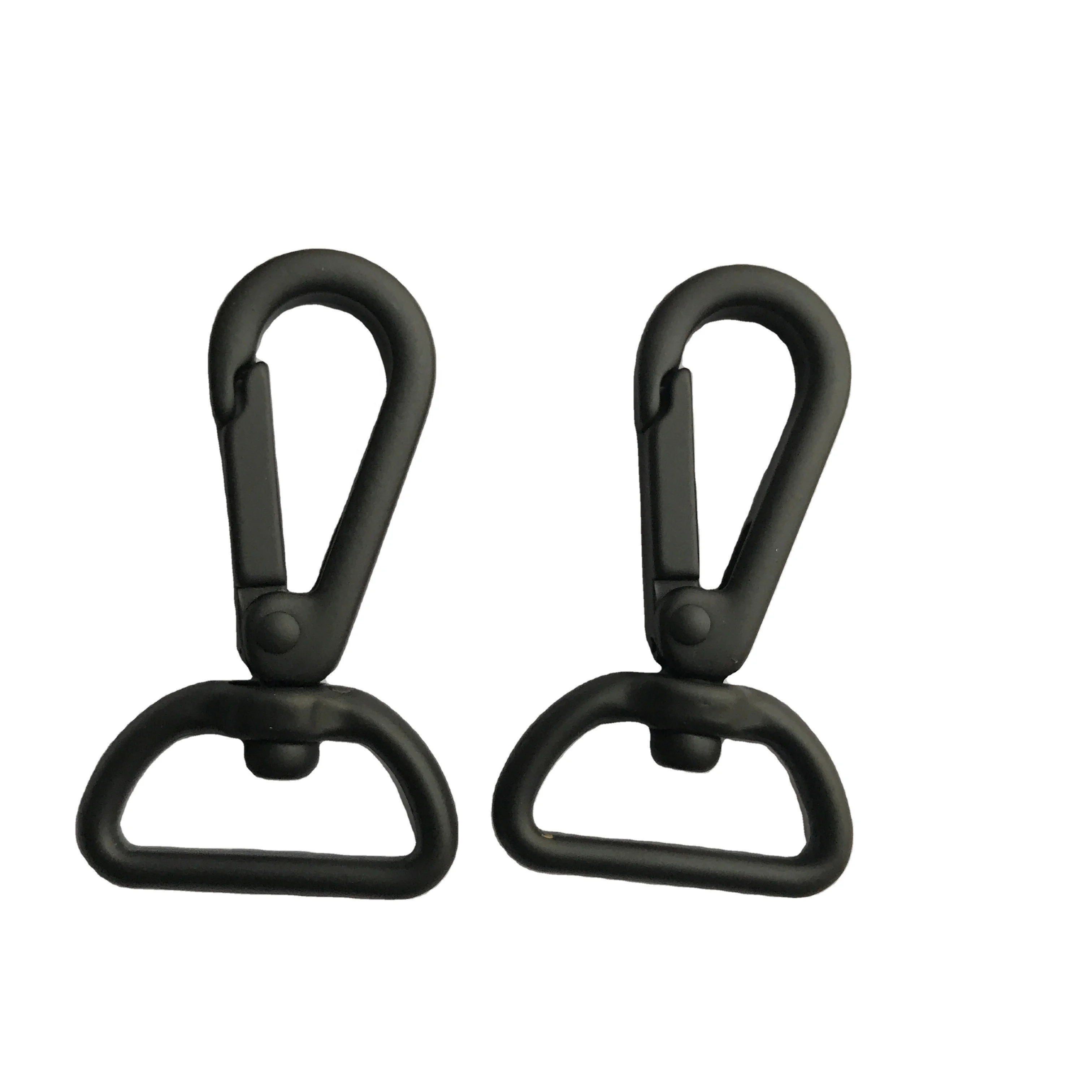 Solid Brass Matte Black Swivel Hook Handbag Bag Lobster Clasp Trigger Clips Snap Swivel Snap Hook For Leather craft