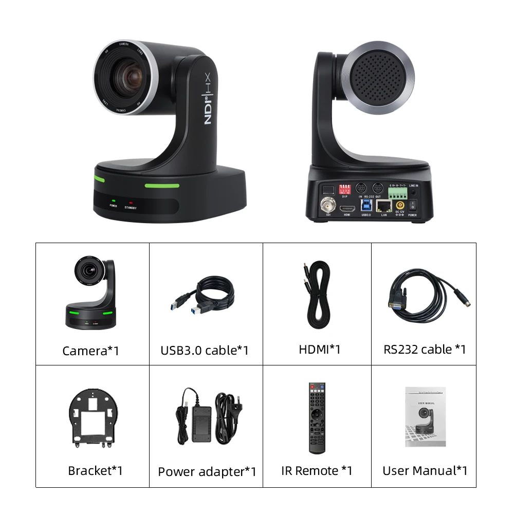HD 1080p usb video conference cameras 20x zoom church ptz camera sdi ip ptz HDM-I video live broadcast ptz camera ndi