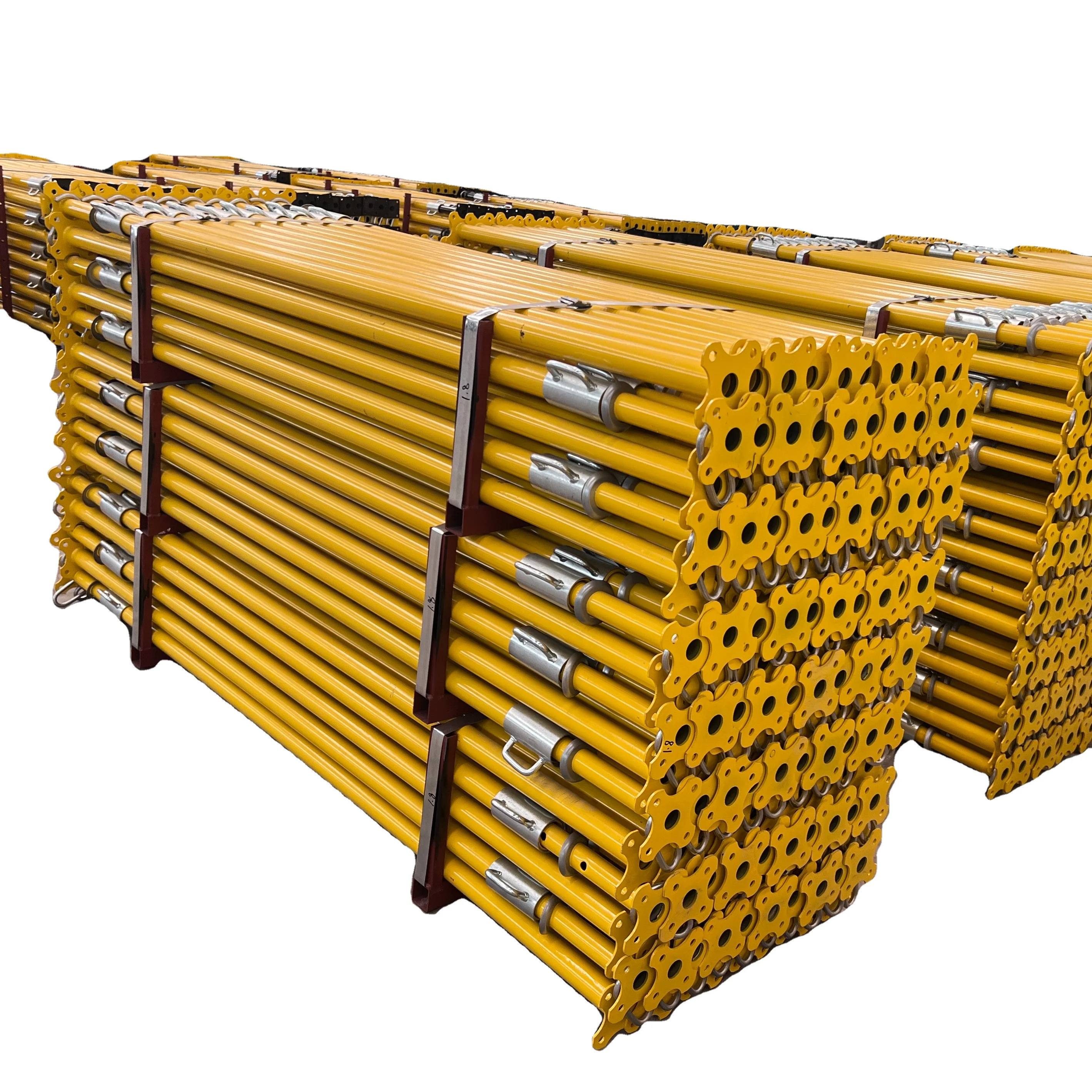 Height telescopic metal props scaffolding jack concrete slab push pull rod steel shoring props