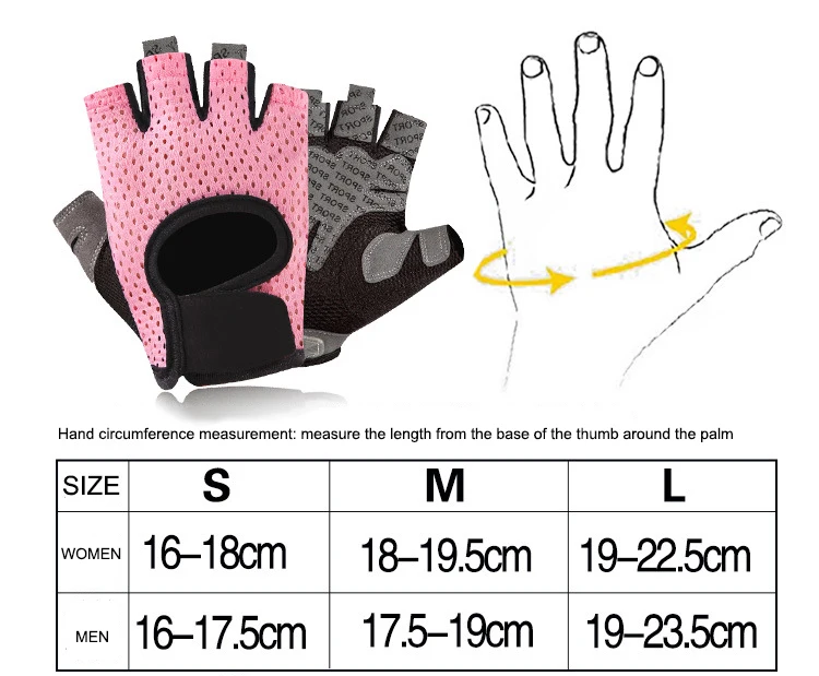 Customized Logo Half-Finger Weight Lifting Gloves for Gym Men Women Available Workout Fitness Weight Lifting Gym Gloves