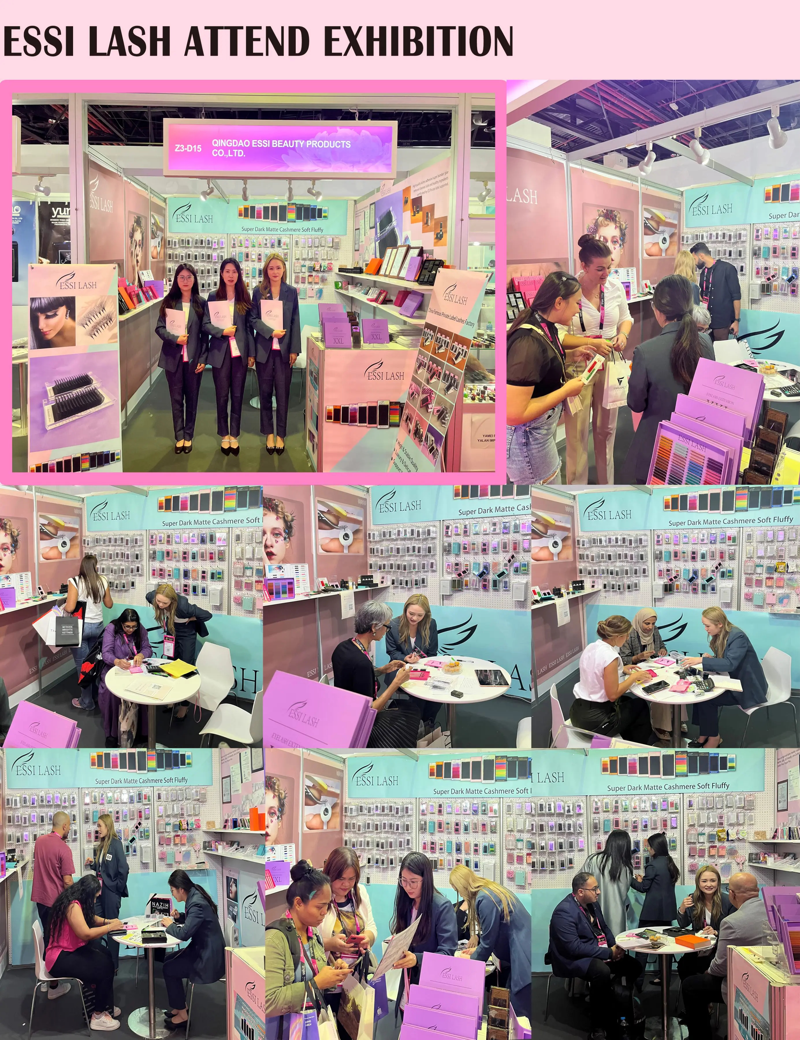 Cashmere beauty channel  australia eyelash extension oem logo printing hand made eyelash extensions