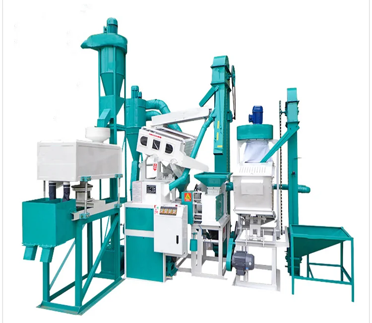 Mini rice milling dryer sets rice and corn milling machines