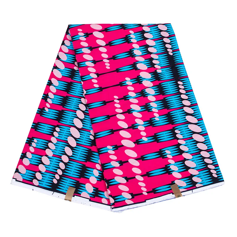 Cotton African print batik cloth holland wax fabric custom logo design wax printed fabric