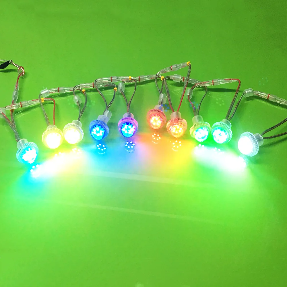hot sale 26mm AC24v auto program rgb amusement cabochon funfair amusement rides lights