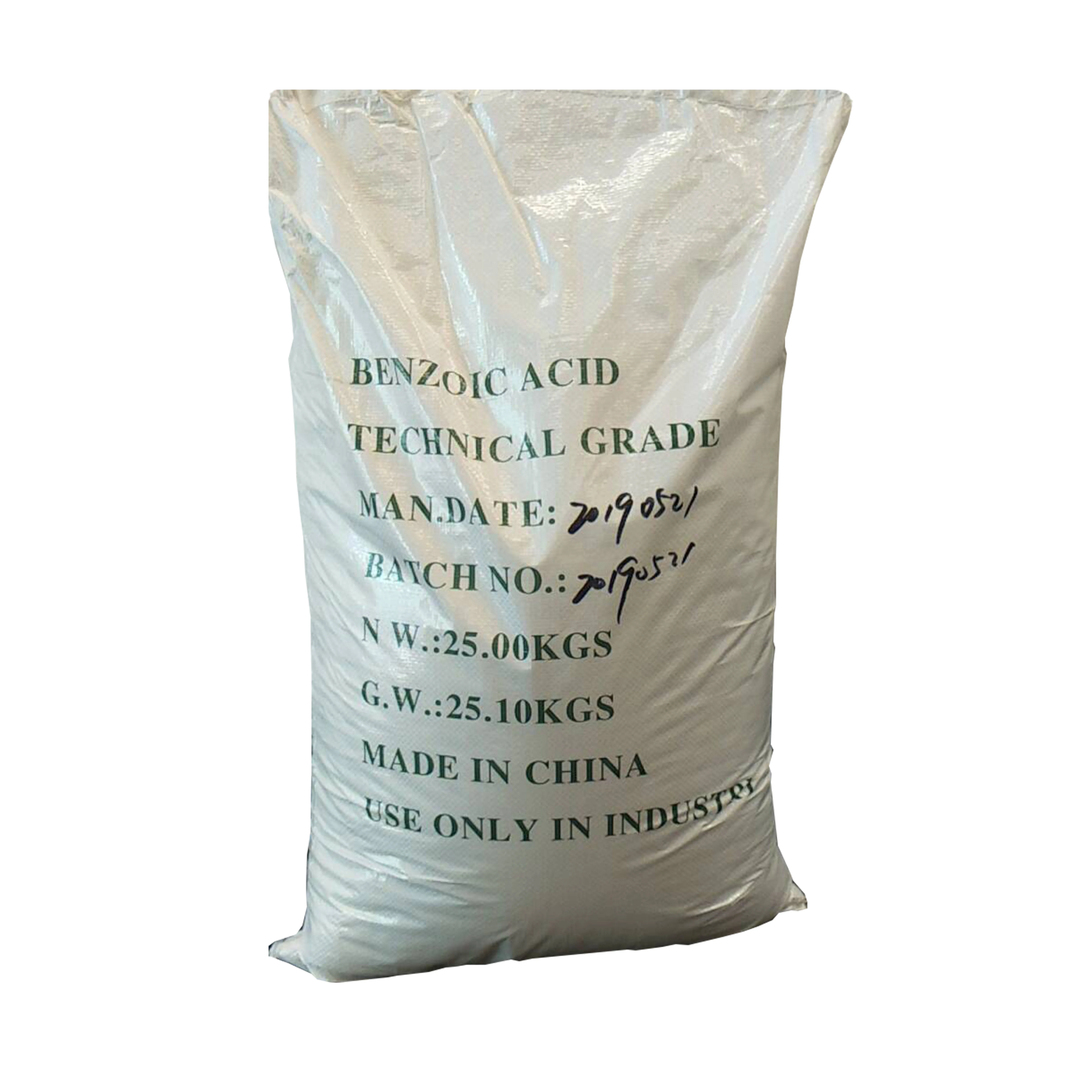 Food Preservative Benzoic Acid Food Grade Tech Grade Purity 99% Min Melting Point