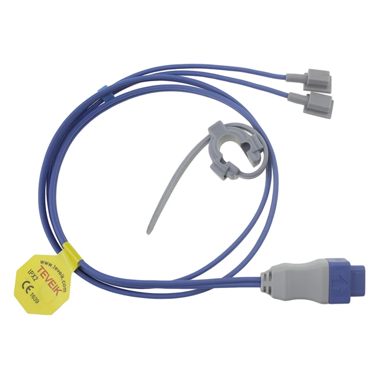 free sample adult finger clip reusable spo2 sensor cable oxygen probe for GE TS 9pin
