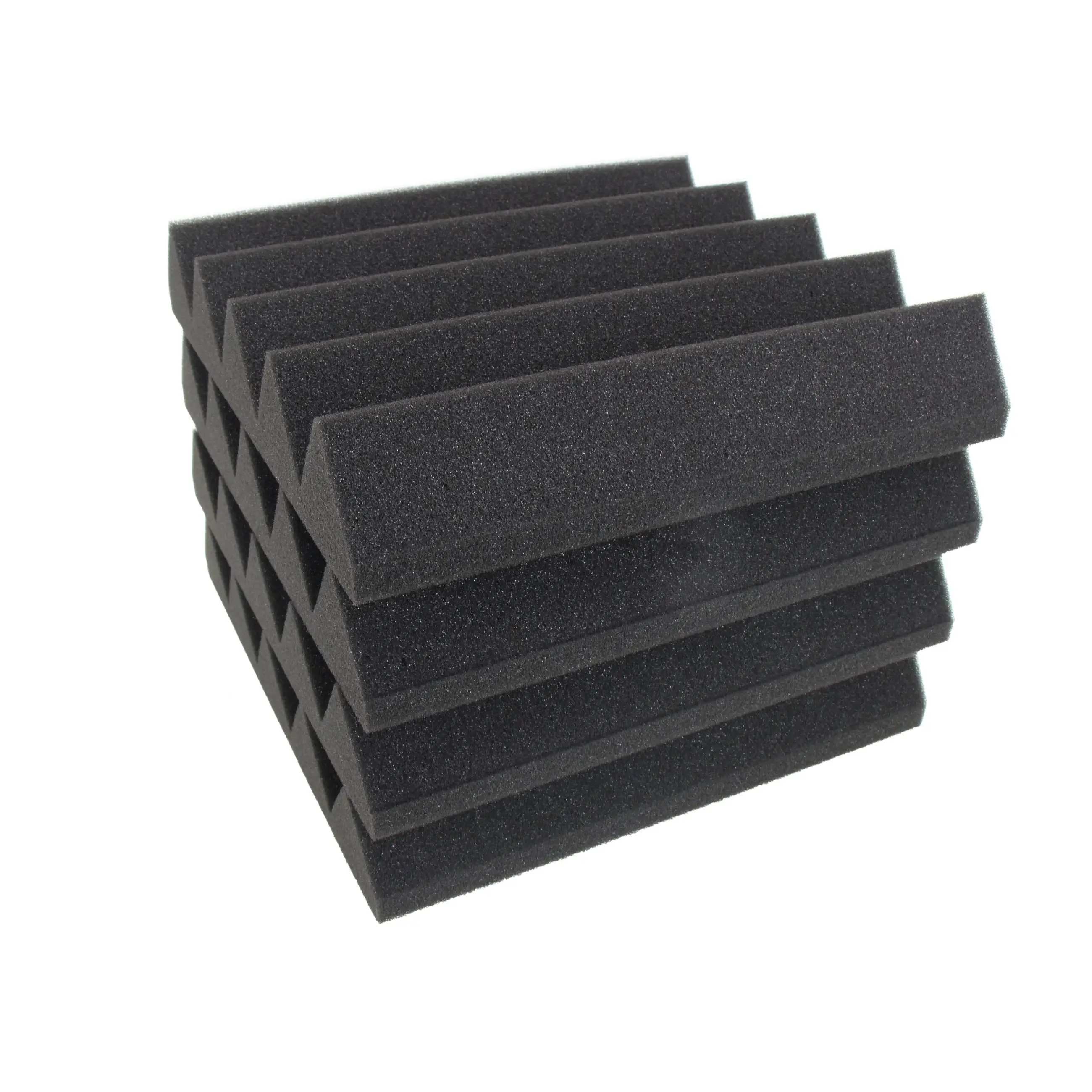Anika Product Manufacturer Effective noise reduction 3D Pyramid shape acoustic foam black