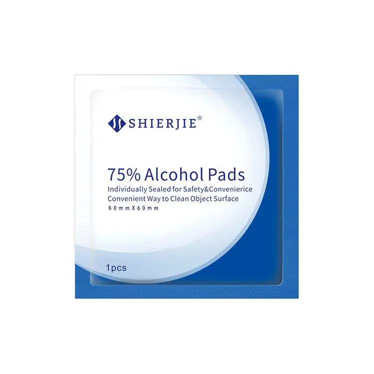 Bulk Wholesale 100pcs Box Alcohol Prep Pads Isopropyl 75% Alcohol Hand Sanitizer Wipes