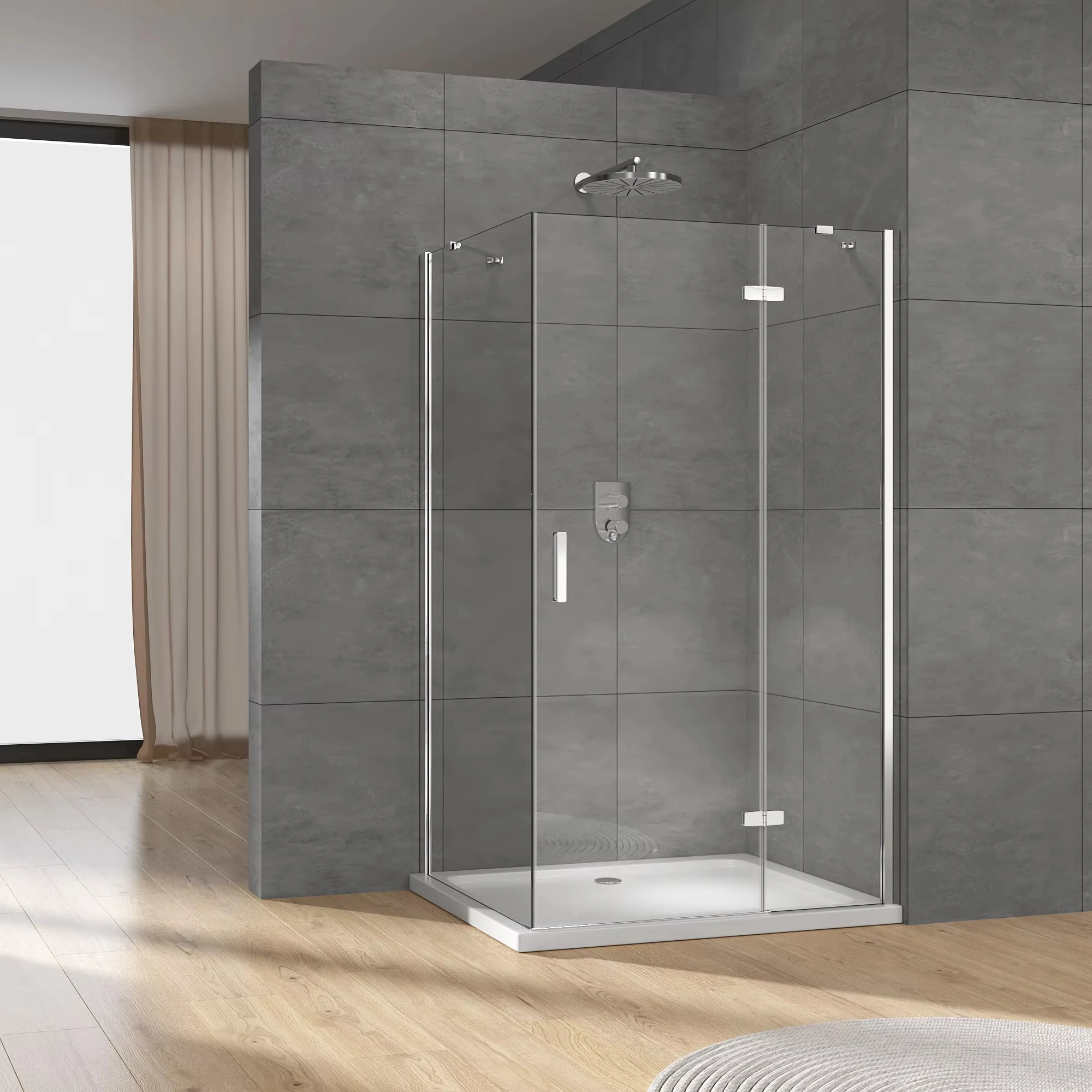 Exceed Corner shower enclosure prefab shower cabin spare parts shower enclosure
