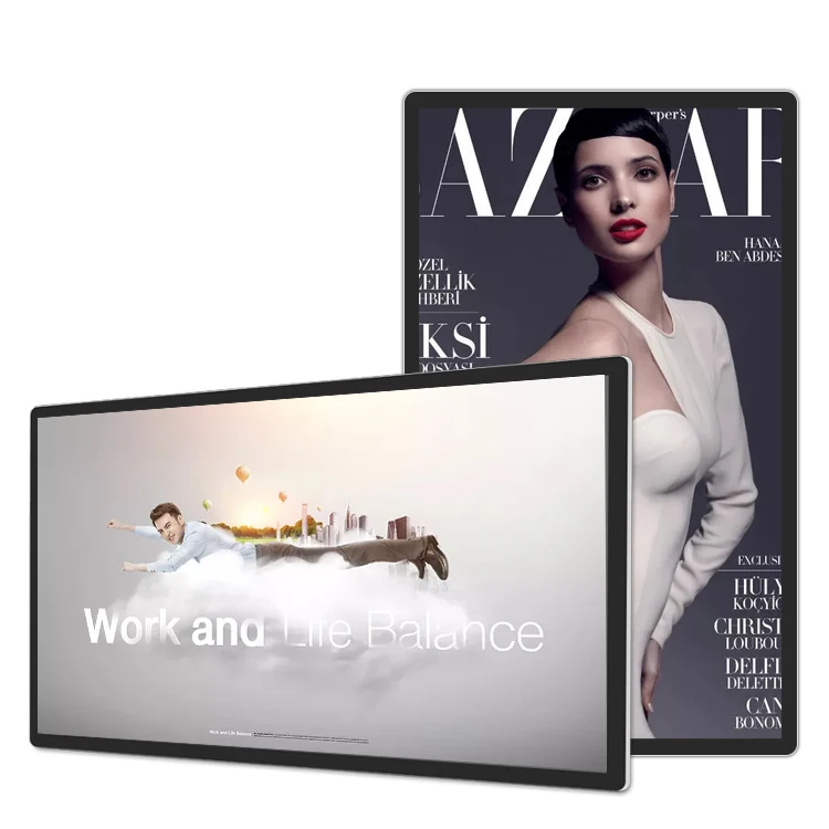 Wall mounted standalone or network shopping mall lcd led advertising tv player wifi digital signage 43 inch