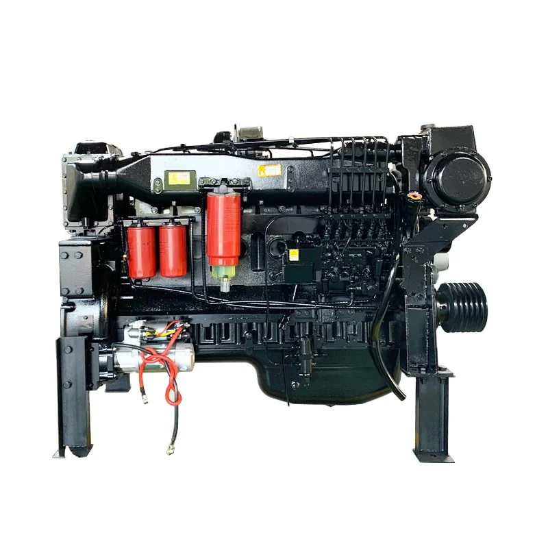 Weichai WD618 series 6 Cylinder marine engine 400hp 295kw Inboard Diesel Jet Boat  motor China