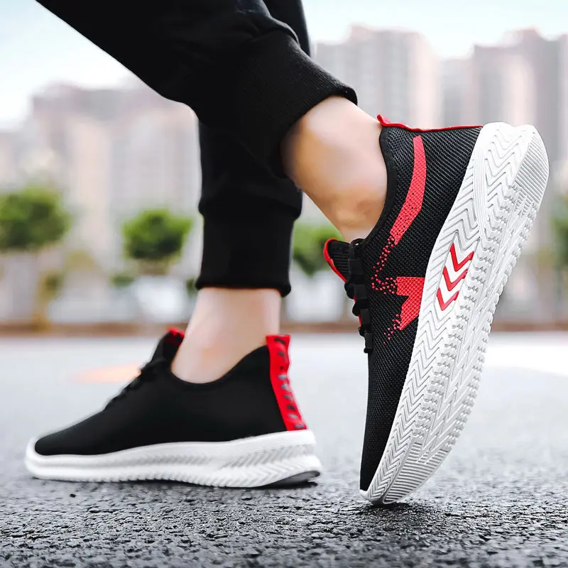 Wholesale Cheap Summer Mesh  Sneakers For Men Breathable Men's Casual Shoes Slip-on Male  Loafers  Walking Shoes