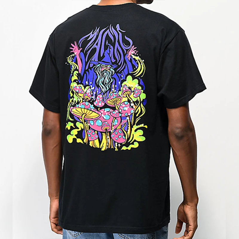 Wholesale factory heat transfer printing men graphic t shirts