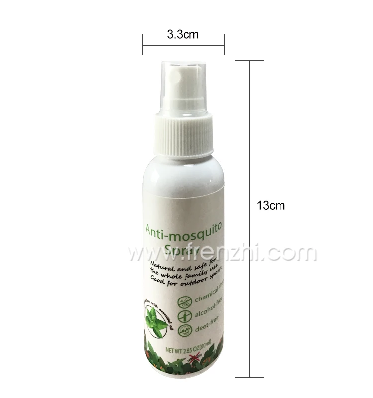 
Icaridin Natural essential oil insect repellent anti mosquito spray for Kids 60ml FZ04 