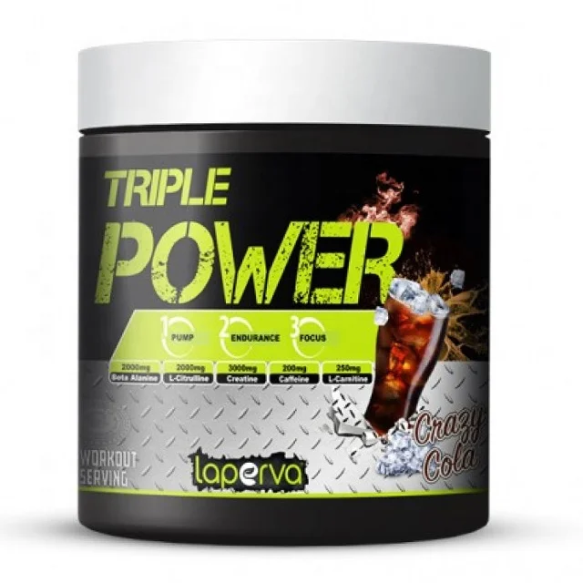
LAPERVA Triple Power Pre-workout Food Supplements Powder Sports Supplements Immune & Anti-fatigue Crazy Cola flavor 