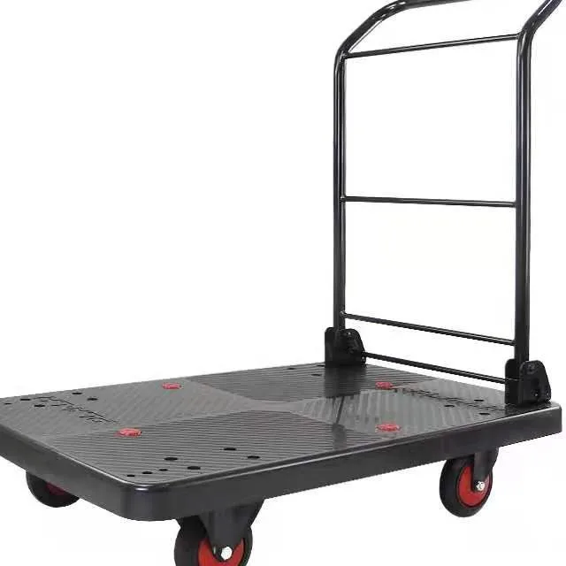 Silent pull cargo collapsible handling heavy haul cargo home factory trolley