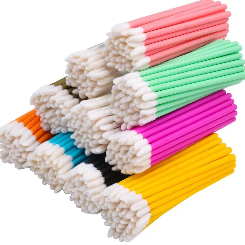 Disposable Lipstick Applicator Hollow Lip Gloss Wands Disposable Lip Brush One-time Makeup Brush for Brow Lamination Wholesale