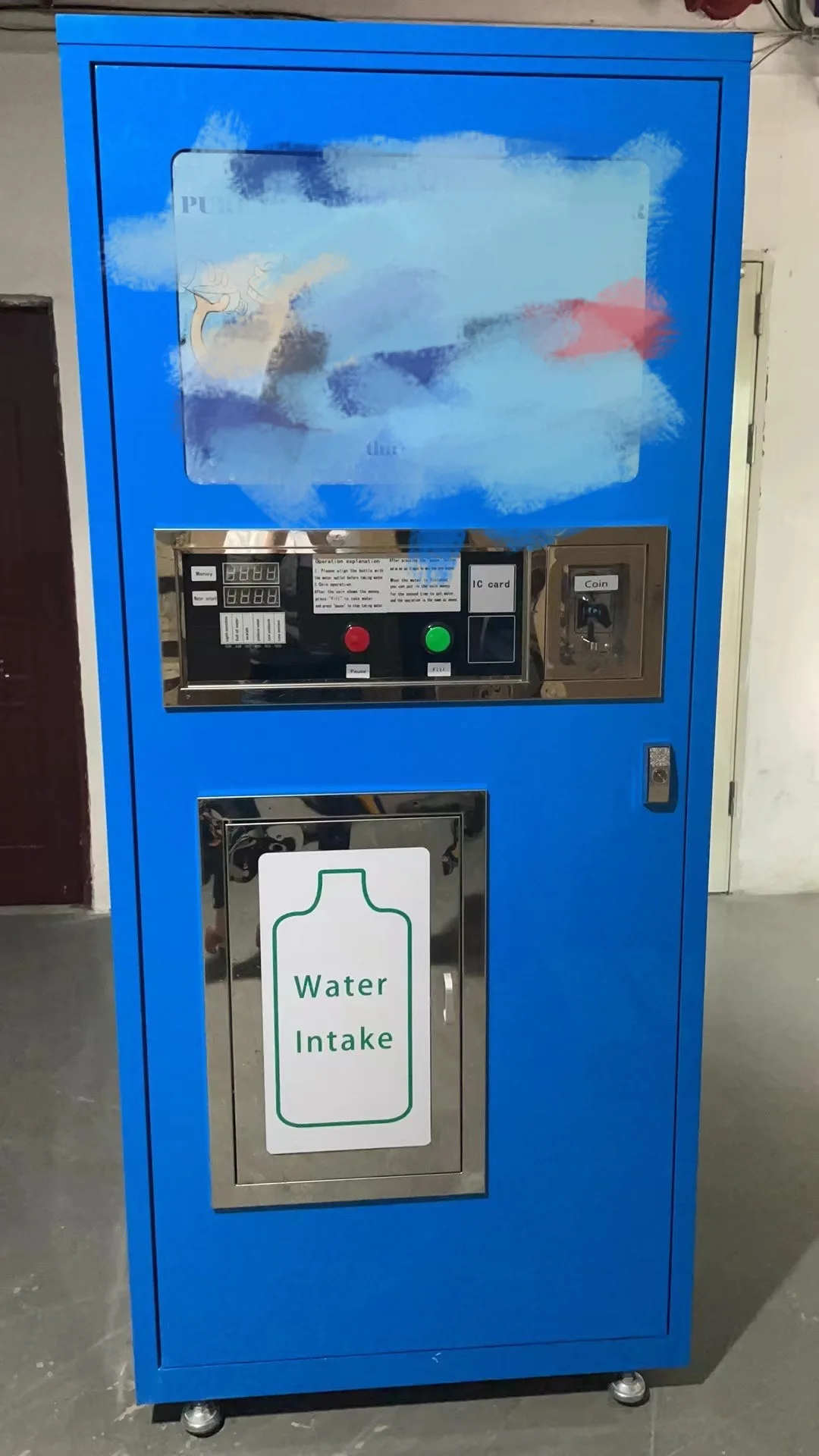 Ice and Water Vending Machine with Advanced Digital Technology, Maintenance-free