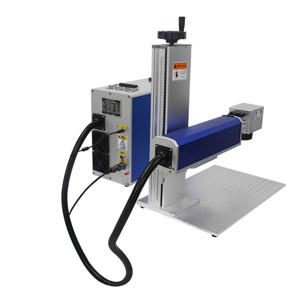 20w 30w 50 Watts Desktop Computer PC Keyboard Laptop Pad Seamless Splicing Fiber Laser Marking Machine