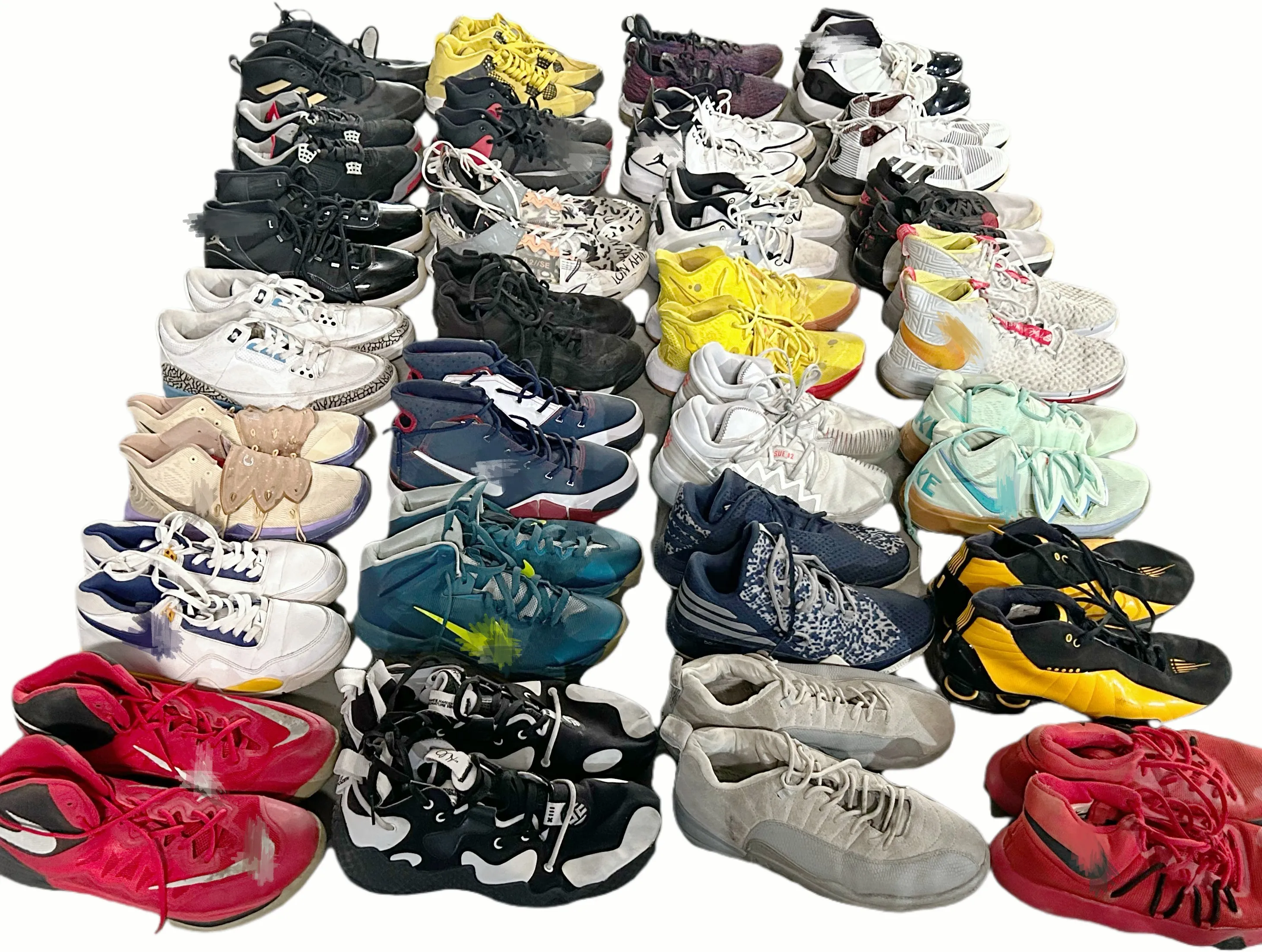 S03 High quality Chinese brand used basketball shoes Hot selling Breathable sneakers Stock Sports Second hand shoes used shoes