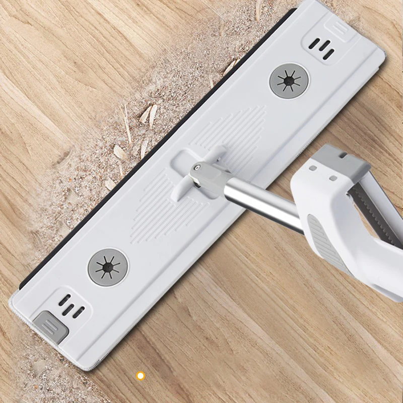 Clear Water and Dirty Water Filtration 360 Rotating Single Bucket Easy Spin Mops Home Cleaning Tools With Foldable Bucket