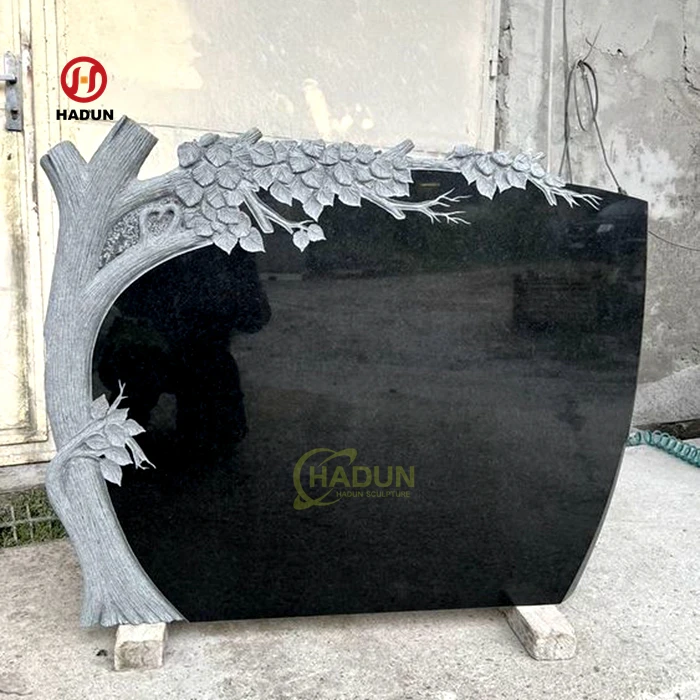 China Black Granite Monument Tombstone Headstones
