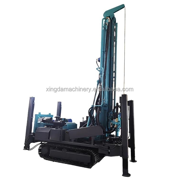 Дизельный двигатель FY280, гидравлическая буровая установка DTH для водяных скважин