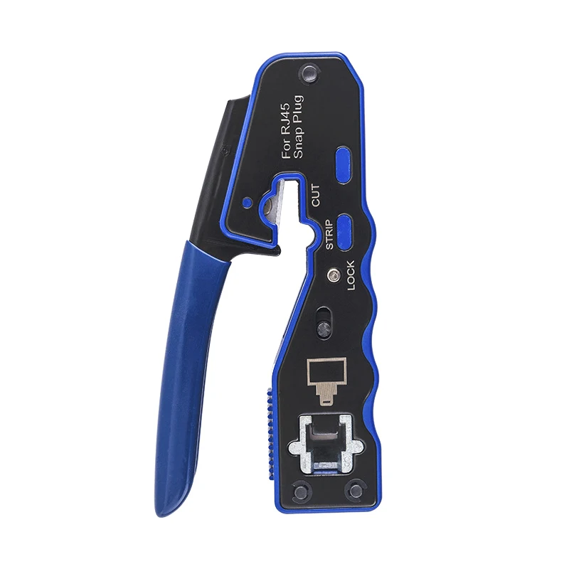 Factory Price Wholesale Cable Crimper Easy Handing RJ45 EZ Crimping Tool Crimp CAT5E CAT6 CAT7 Cable Plier Tool