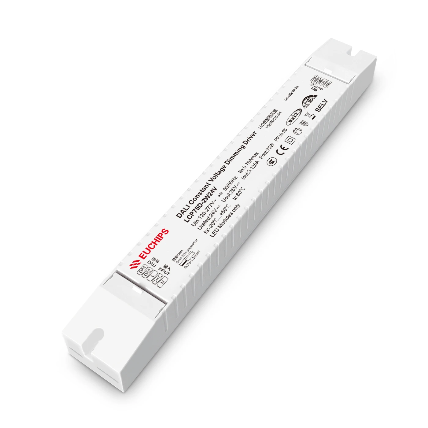 75 Вт CCT диммируемое Постоянное напряжение Dali цветовая температура Диммируемый контроллер LED dali driver