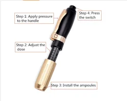 Hyaluronic injector mesotherapy gun injection pen