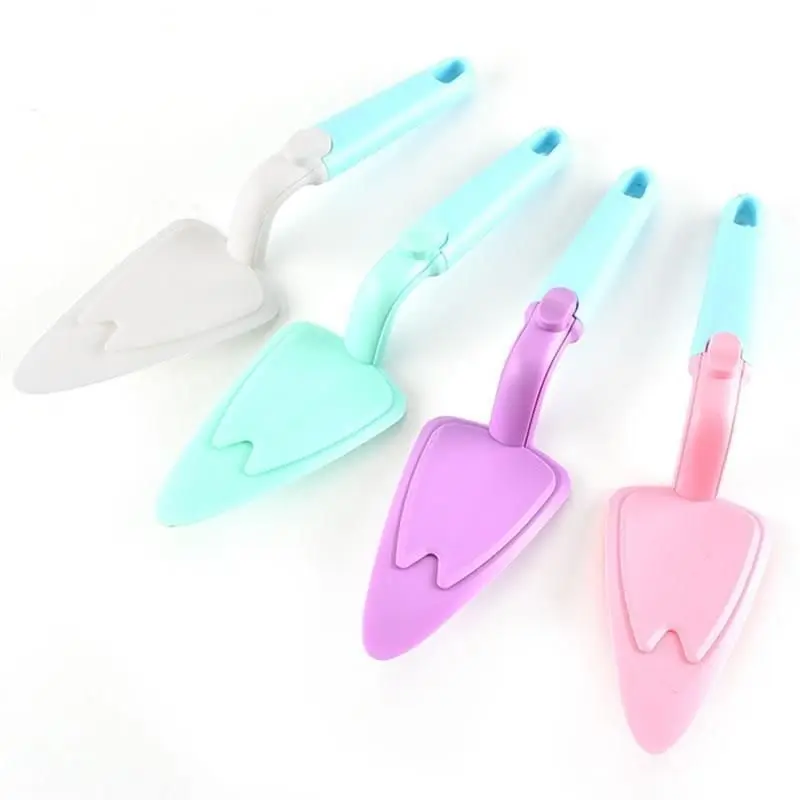 
Cake Server Pie Easy Push, No Messy Fingers Pizza Shovel Plastic Tool Spatula 